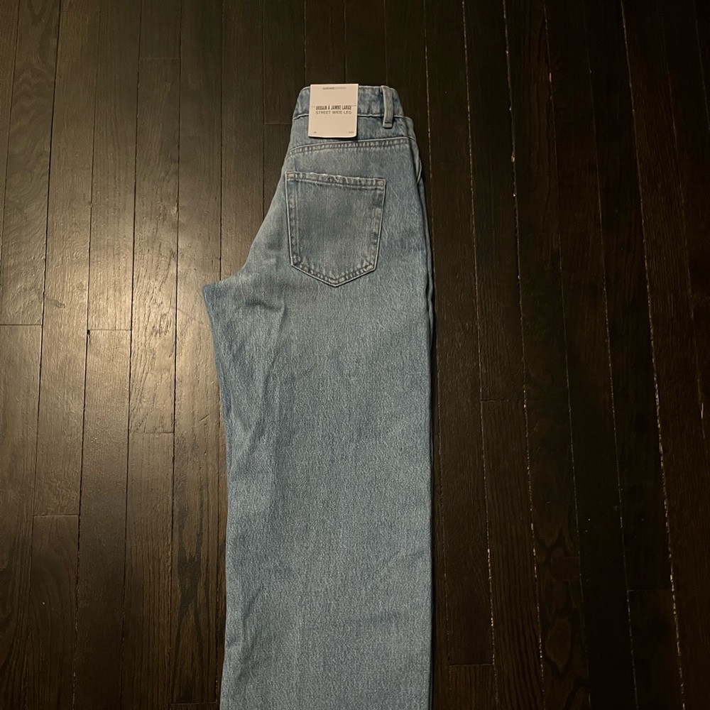 Garage Denim size 0 Street Wide Leg Jeans NWT